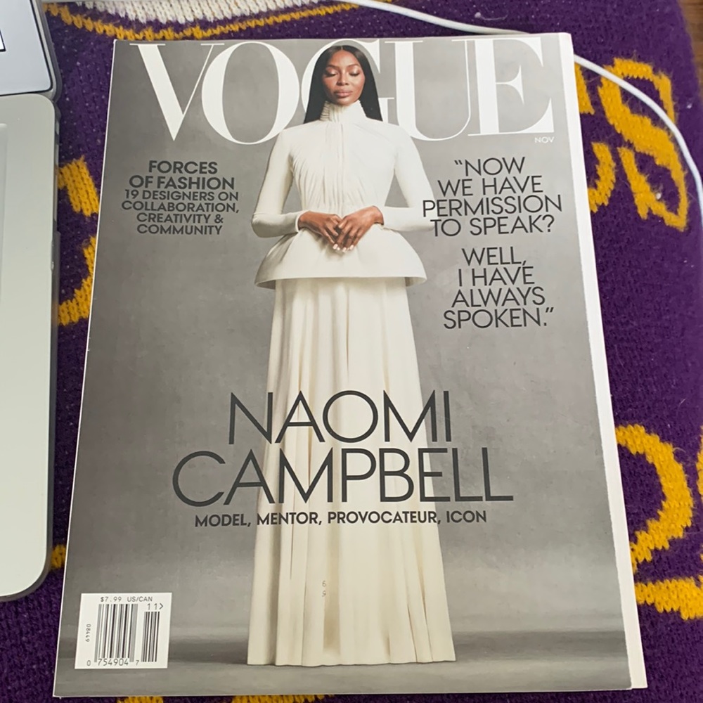 Vogue Magazine Naomi Campbell